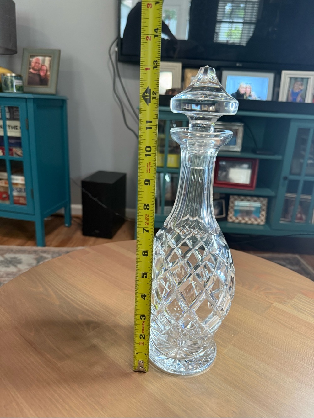 Waterford Cut Glass Crystal Decanter with Stopper - Clear - Picture 4 of 5